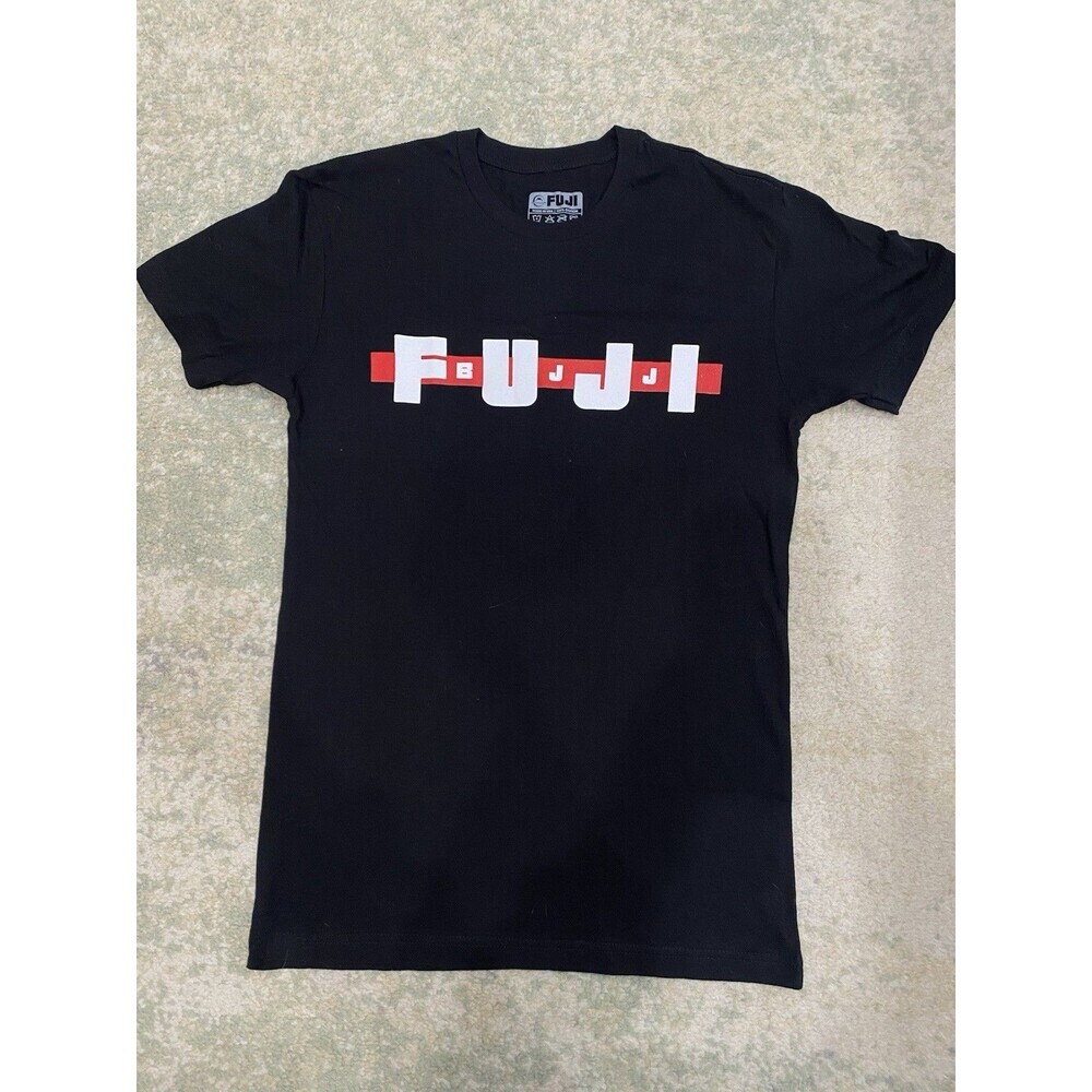 Fuji Sports Size XS - Jiu-Jitsu T-Shirt T Tee Shirt - Black Red White